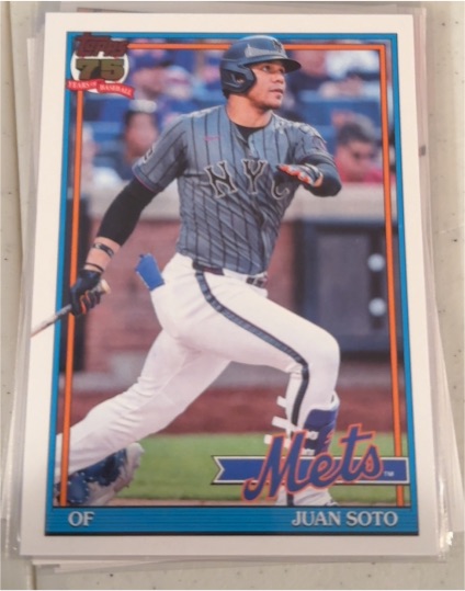 2026 Topps Series 1 #T91-82 Juan Soto New York Mets — front