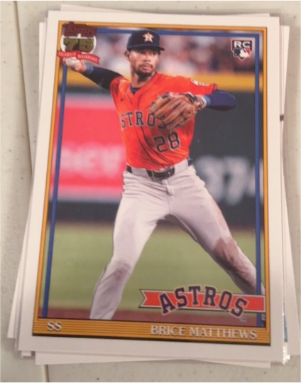 2026 Topps Series 1 #T91-28 Brice Matthews — front