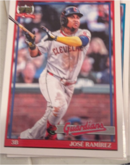 2026 Topps Series 1 #T91-69 Jose Ramirez — front