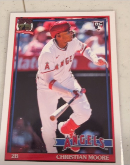 2026 Topps Series 1 1991 Topps #T91-46 Christian Moore — front