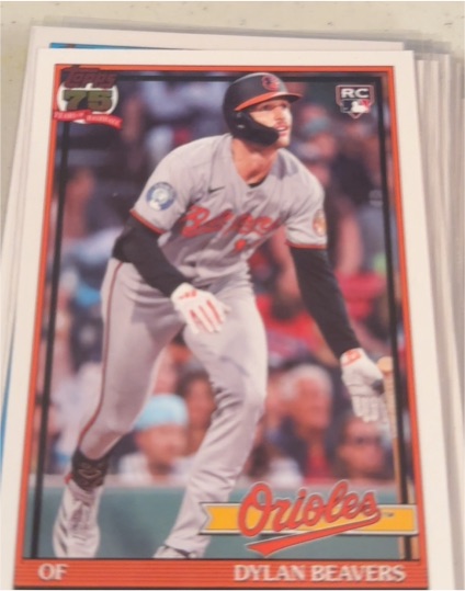 2026 Topps Series 1 #T91-24 Dylan Beavers — front