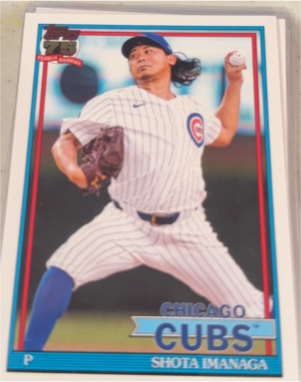2026 Topps Series 1 1991 Topps #T91-89 Shota Imanaga Chicago Cubs — front