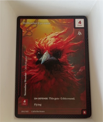 2025 Wonders of the First #294 Redfeather Eye-eater — front