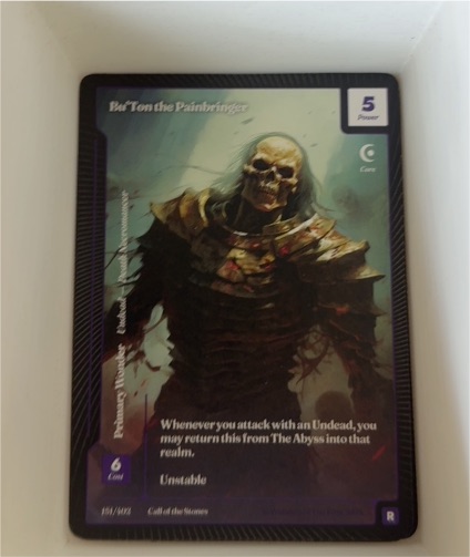 2025 Call of the Stones #151 Bu'Ton the Painbringer — front