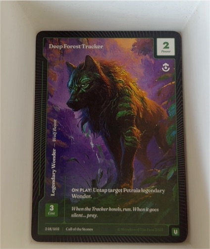 2025 Wonders of the First #248 Deep Forest Tracker — front