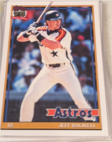 2026 Topps Series 1 75th Anniversary #T91-17 Jeff Bagwell — front