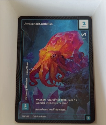2025 Wonders of the First Call of the Stones #188 Awakened Cuttlefish — front