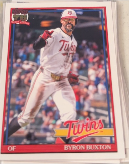 2026 Topps Series 1 #T91-92 Byron Buxton — front