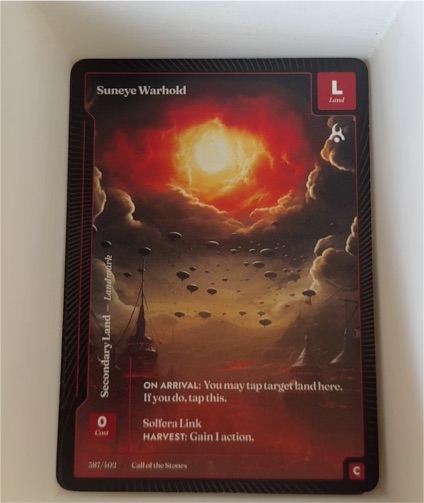 2025 Call of the Stones #37/402 Suneye Warhold — front