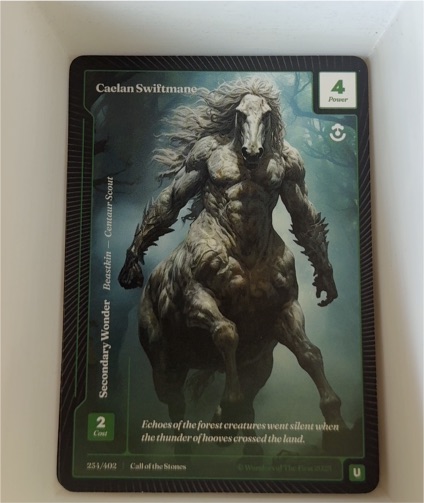 2025 Wonders of the First #251 Caelan Swiftmane — front