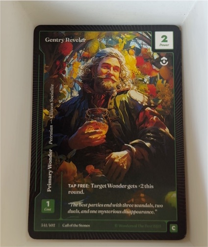 Call of the Stones 2020 #341 Gentry Reveler — front