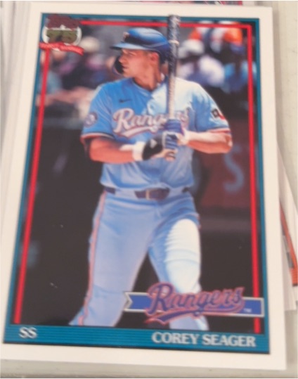 2026 Topps Series 1 #T91-65 Corey Seager — front