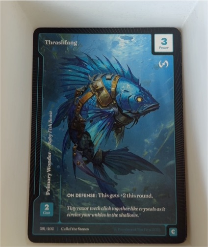 Wonders of the First #381/402 Thrashfang — front