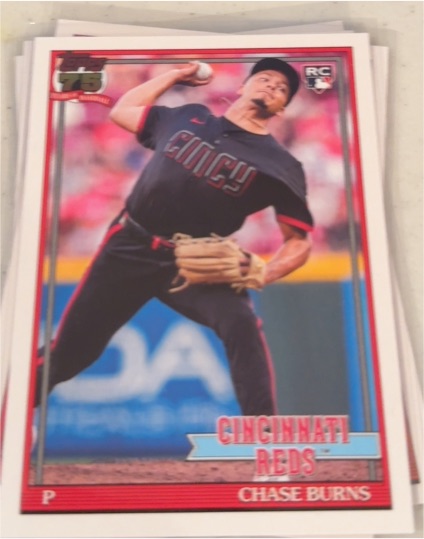 2026 Topps Series 1 1991 Throwback #T91-73 Chase Burns — front