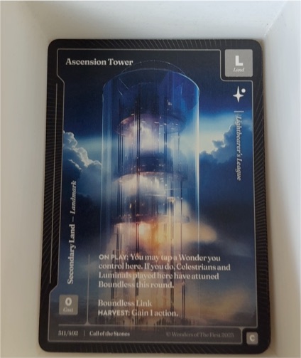 2025 Force of Will Wonders of the First #311 Ascension Tower — front