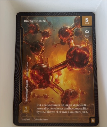 Wonders of the First #140 Bio-Synthesize — front