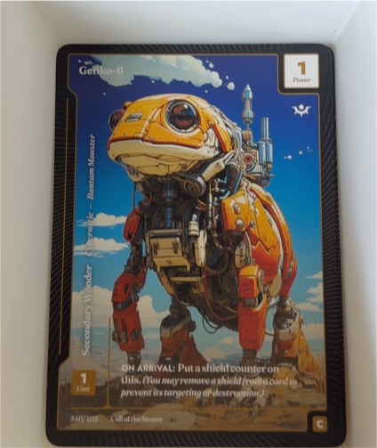 2025 Wonders of the First Genko-6 #344 — front