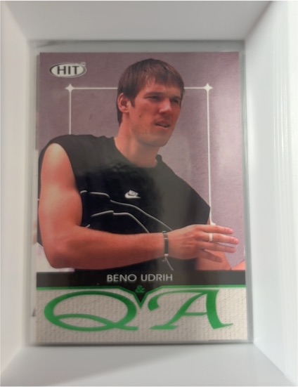 2004 Sage Hit #Q15 Beno Udrih — front