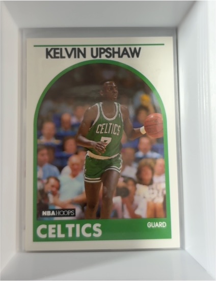 1989-90 NBA Hoops #264 Kelvin Upshaw — front