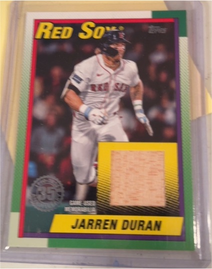 2025 Topps Series 1 #T90R-JDU Jarren Duran — front