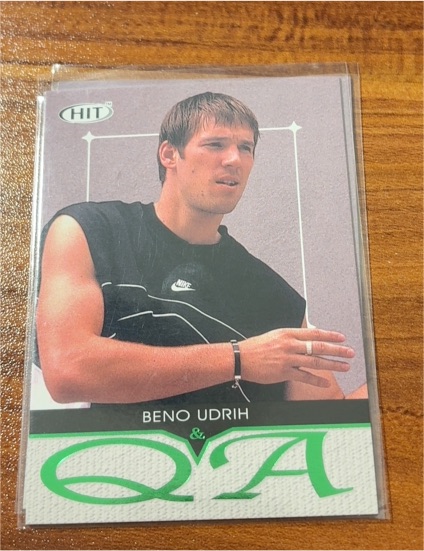 2004 SAGE Hit Q&A #Q15 Beno Udrih — front