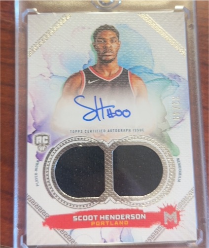 2024 Topps Motif #103 Scoot Henderson — front