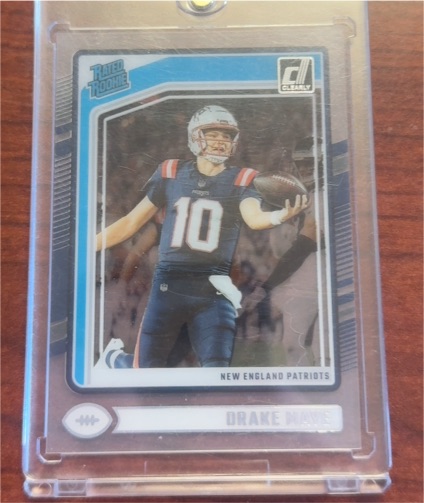 2024 Panini Donruss Clearly #53 Drake Maye — front