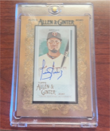 2020 Topps Allen & Ginter Mini #MA-LA Luis Arraez — front
