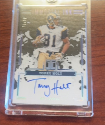 2025 Panini Impeccable Immortal Ink #II-THT Torry Holt — front