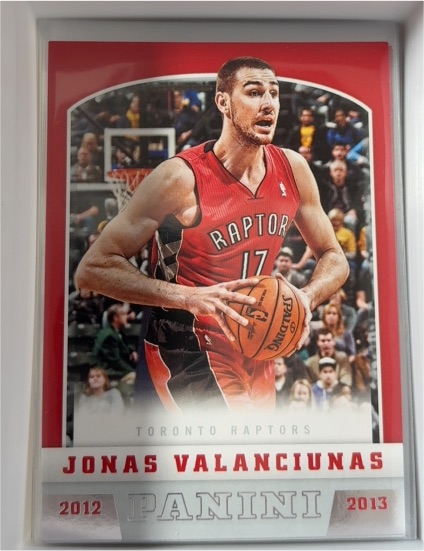 2012-13 Panini #265 Jonas Valanciunas — front