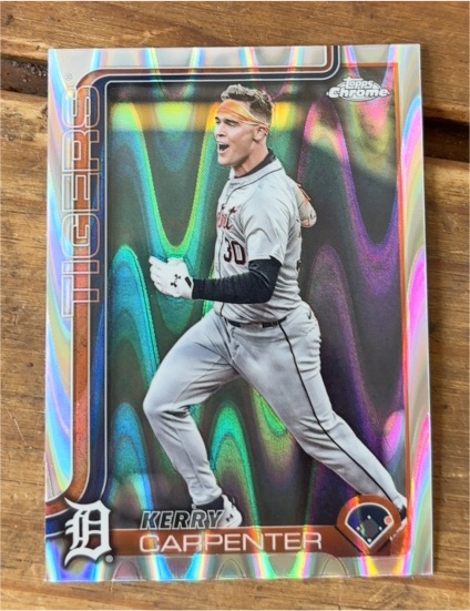 2025 Topps Chrome #299 Kerry Carpenter — front