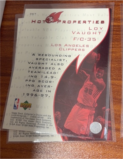 1996-97 Upper Deck SP #F35 Loy Vaught — front