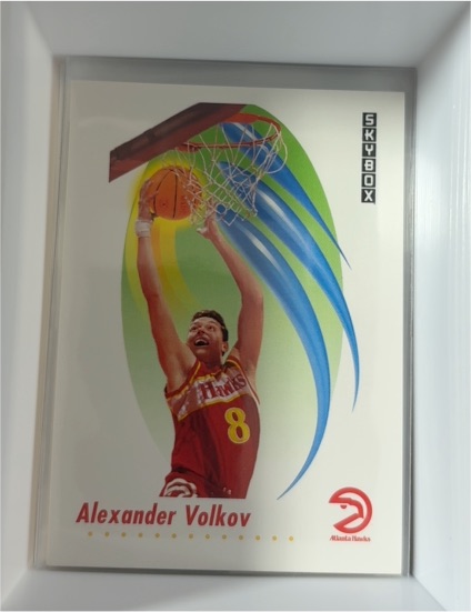 1991-92 SkyBox #618 Alexander Volkov — front