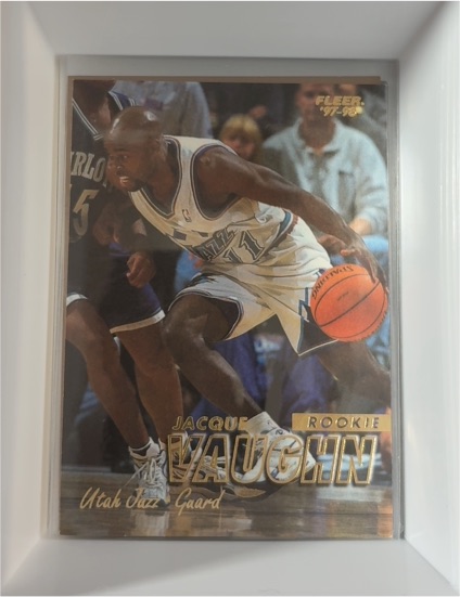 1997-98 Fleer #297 Jacque Vaughn Rookie Utah Jazz — front