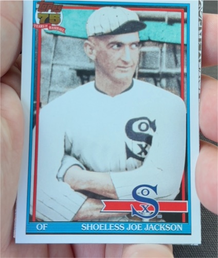 2026 Topps Series 1 #T91-27 Shoeless Joe Jackson — front