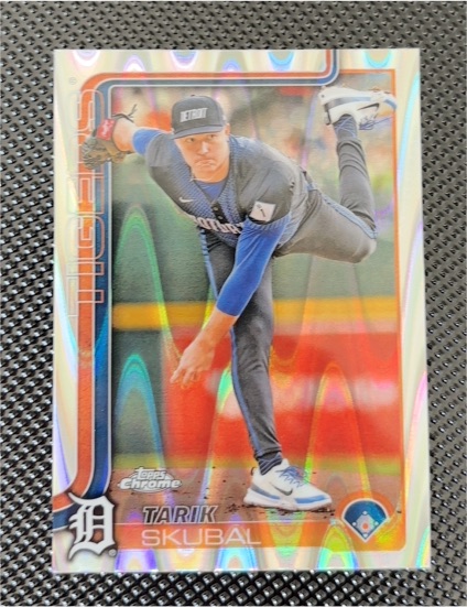 2025 Topps Chrome #258 Tarik Skubal — front