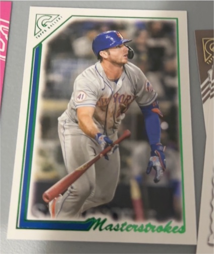 2022 Topps Gallery #MS-10 Pete Alonso Masterstrokes — front