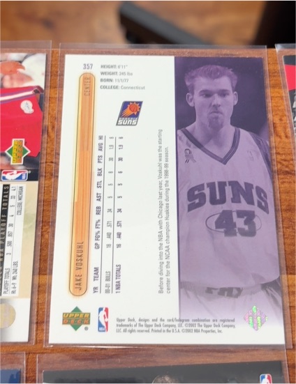 2002 Upper Deck #237 Jake Voskuhl — front