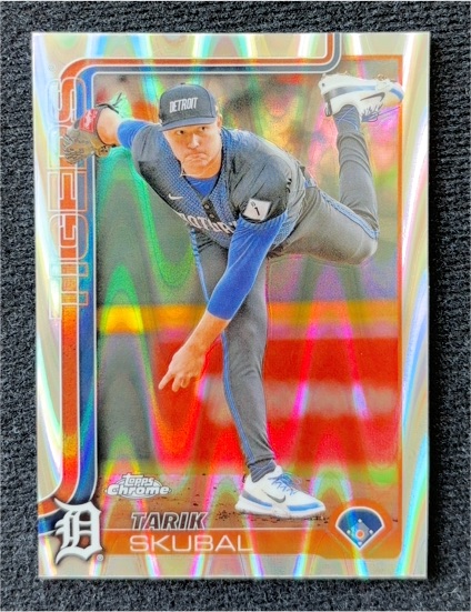 2025 Topps Chrome #258 Tarik Skubal — front
