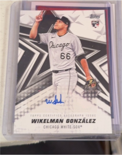 2026 Topps Series 1 Baseball Stars Autograph #BSA-WG Wikelman González — front
