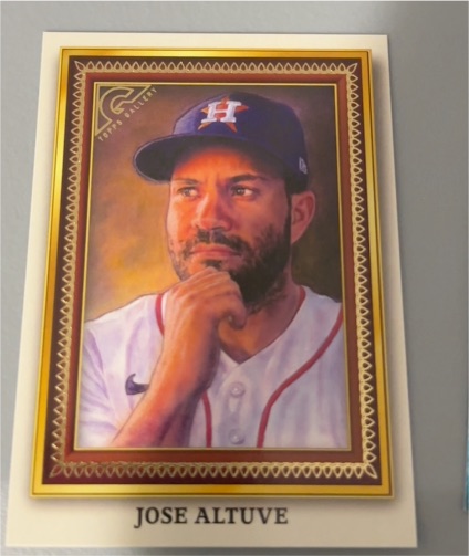 2022 Topps Gallery #PG-12 Jose Altuve Portrait Gallery — front