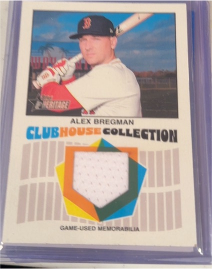 2026 Topps Heritage Clubhouse Collection #CCR-AB Alex Bregman — front