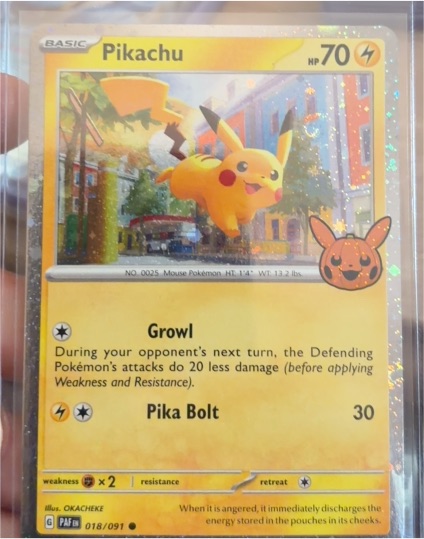2023 Pokémon #018 Pikachu — front