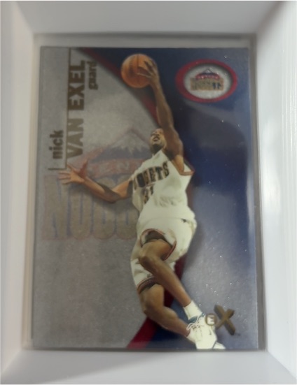 2000-01 Fleer E-X #18 Nick Van Exel — front