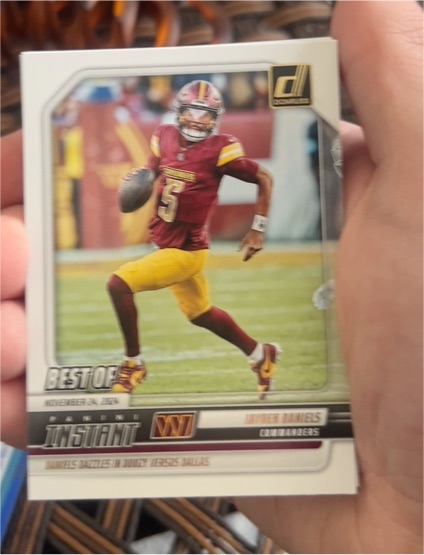2025 Panini Donruss Best of Instant #INS-JDS Jayden Daniels — front