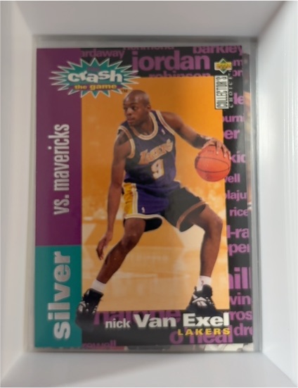 1995-96 Upper Deck Collector's Choice #C16 Nick Van Exel You Crash the Game Silver — front