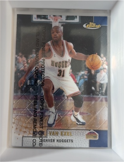1999-00 Topps Finest #199 Nick Van Exel — front