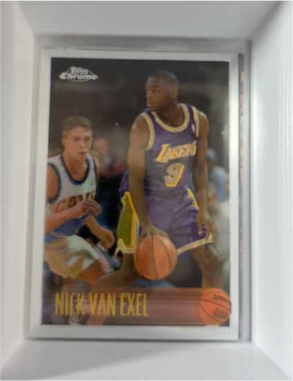 1996-97 Topps Chrome #70 Nick Van Exel — front