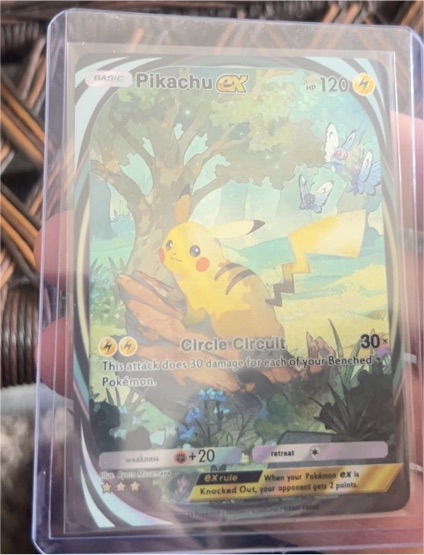 2014 Pokémon XY #62 Pikachu EX — front