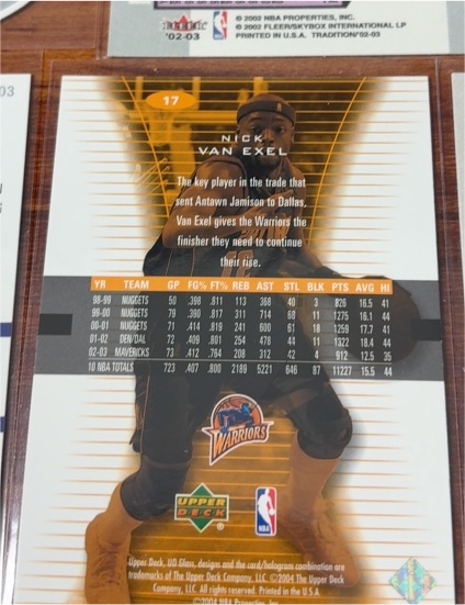 2003-04 Upper Deck Triple Dimensions #25 Nick Van Exel — front